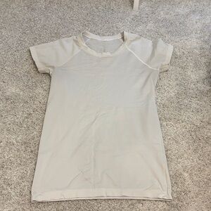 lululemon White Swiftly Tech Top